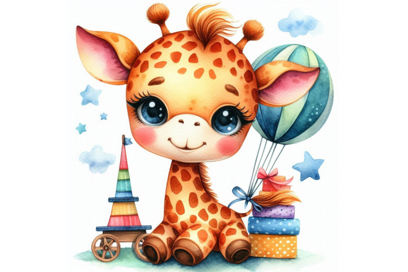 watercolor-giraffe-illustration-cute-giraffe