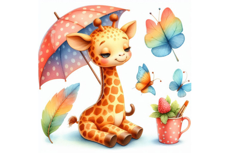 watercolor-giraffe-illustration-cute-giraffe