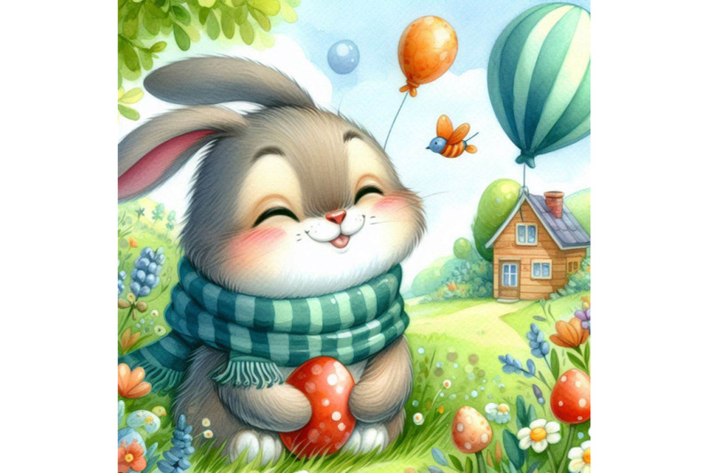 funny-rabbit-watercolor-illustration