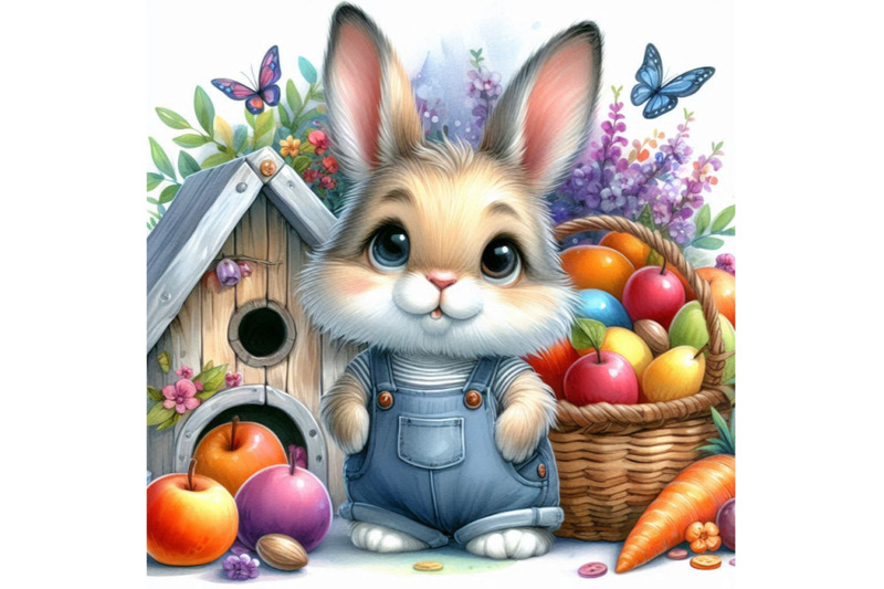 funny-rabbit-watercolor-illustration