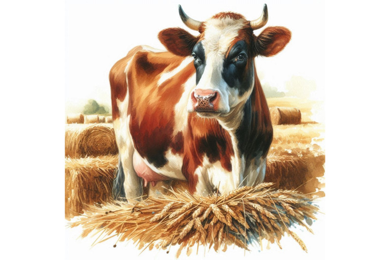 cow-cow-watercolor-illustration