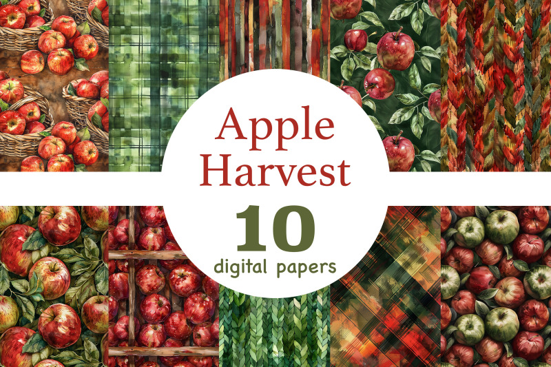 apple-harvest-paper-fall-pattern