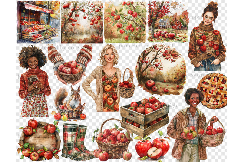 apple-harvest-clipart-apple-garden-png