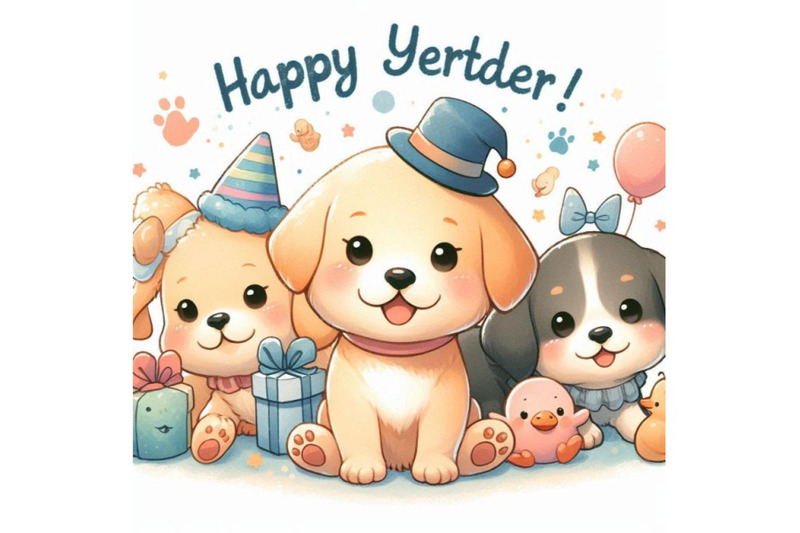 cute-cartoon-puppy-watercolor-illustration