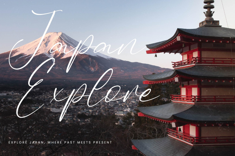 historic-yukata-modern-handwritten-font