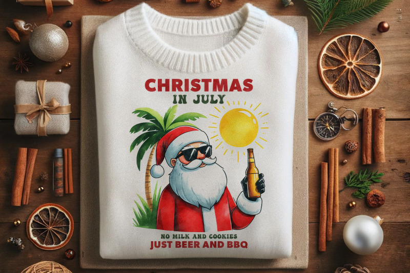 santa-beer-bbq-in-july-art