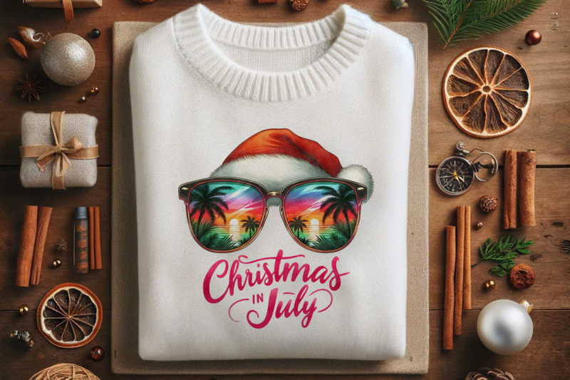 christmas-in-july-sunglasses-art