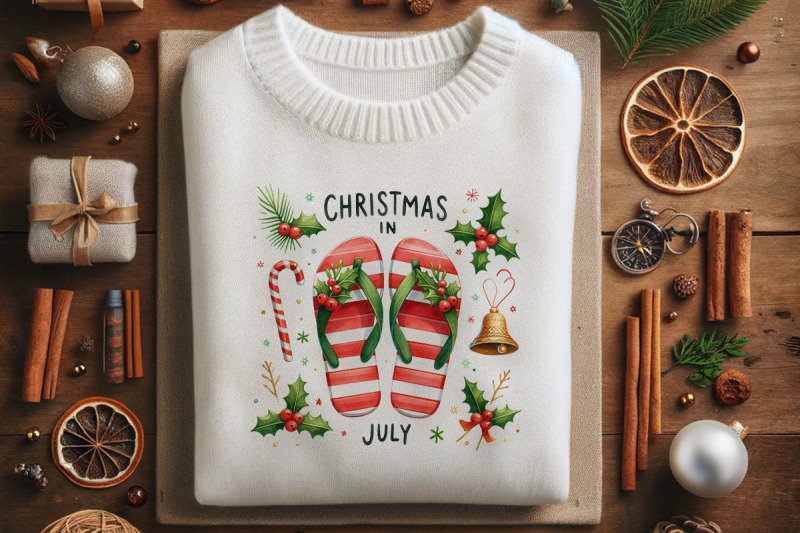 flip-flops-christmas-in-july-art