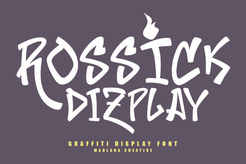 rossick-graffiti-display-font