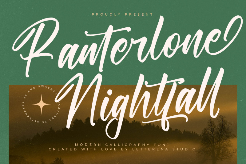 ranterlone-nightfall-modern-calligraphy-font