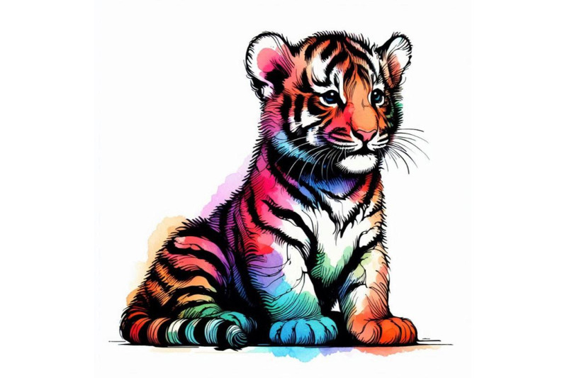 cute-tigers-cub-watercolor-illustration-wild