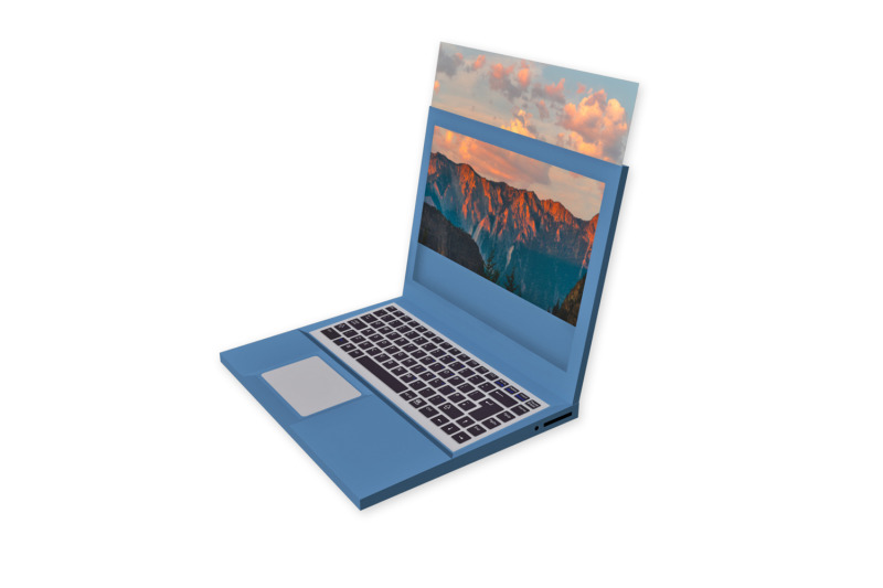 diy-laptop-photo-frame-3d-papercraft