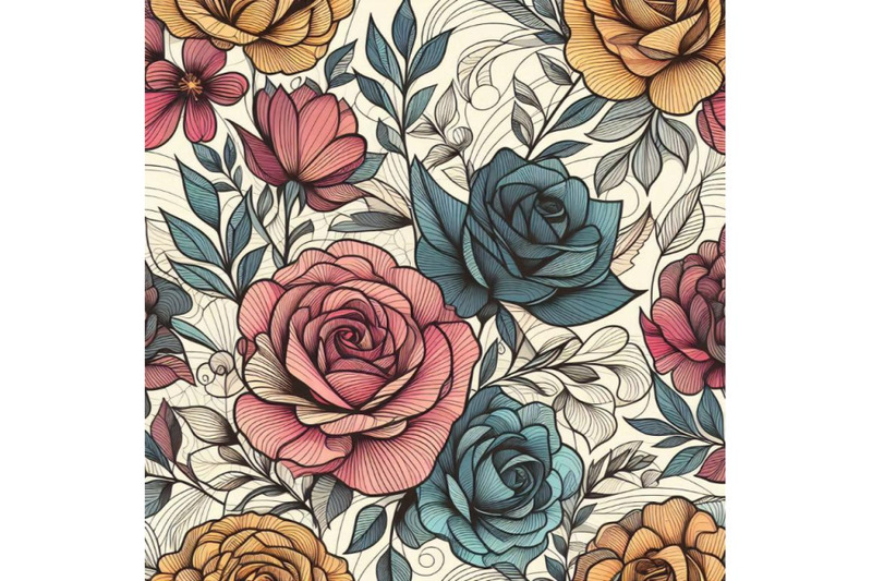 flower-seamless-pattern-roses-flower-bac