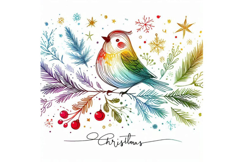 christmas-card-christmas-bird-watercolor