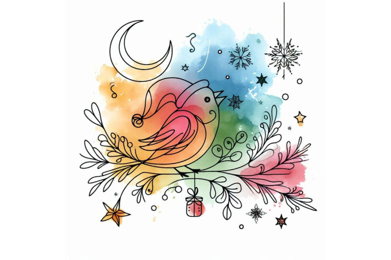 christmas-card-christmas-bird-watercolor