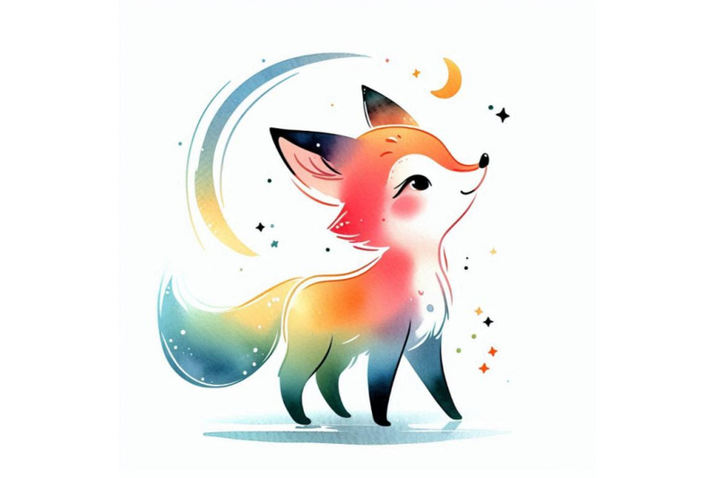 cute-little-fox-watercolor-fox