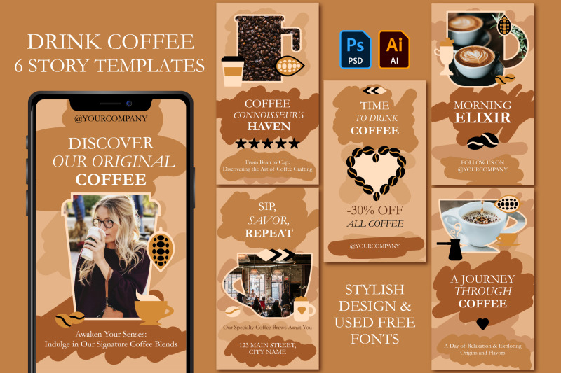 elegant-luxury-coffee-social-media-story-templates