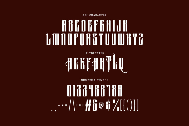 theqiez-blackletter-display-font