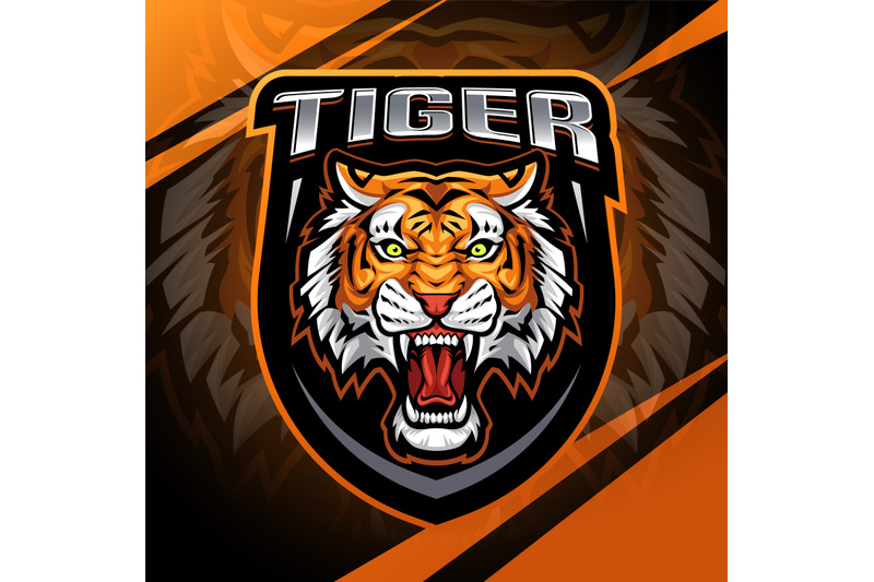 tiger-head-esport-mascot-logo-design