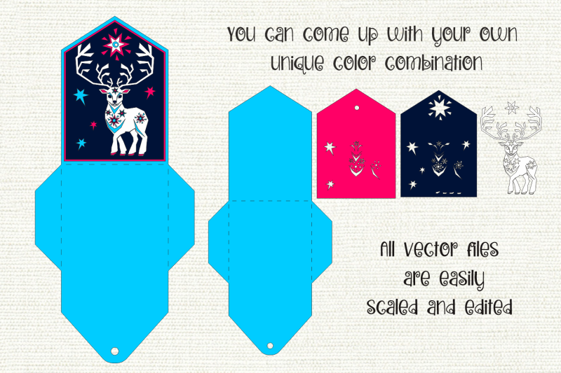 reindeer-christmas-gift-card-holder-paper-craft-template