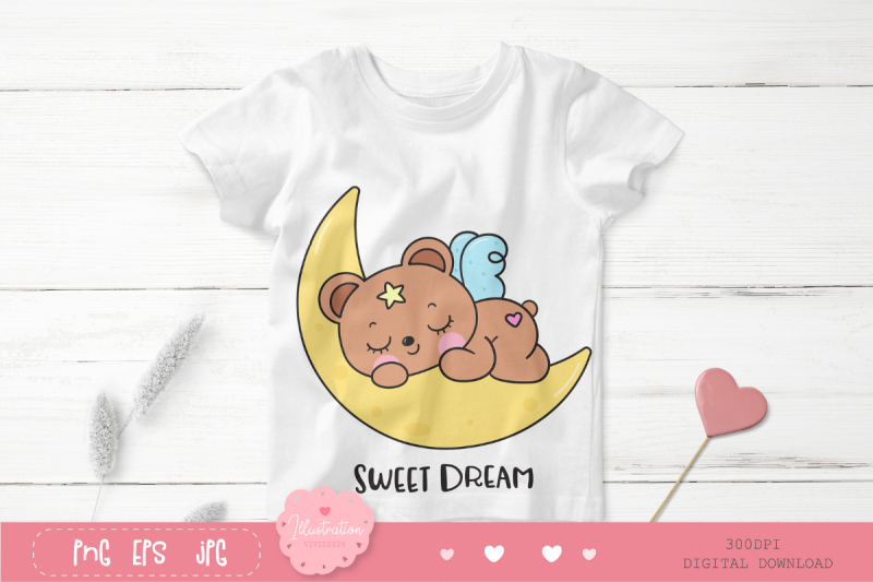 bear-sleep-on-moon-kawaii-cliparts-bedtime-story-cartoon