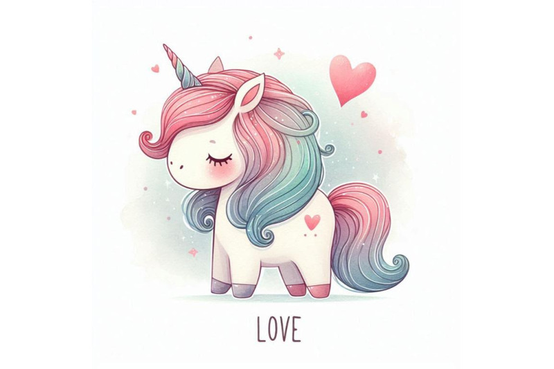 cute-unicorn-watercolor-illustration-love-ca