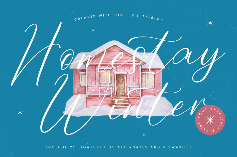 homestay-winter-freestyle-stylish-font