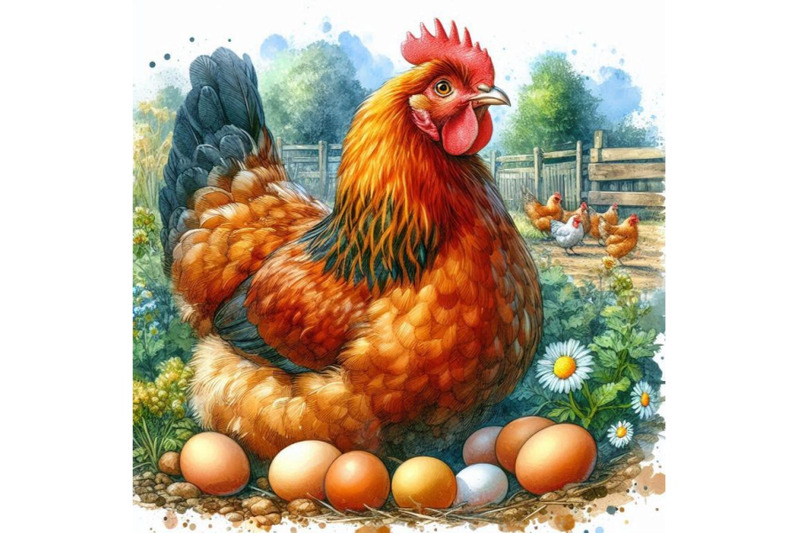 poultry-farming-chicken-breeds-series-domestic-farm-bird