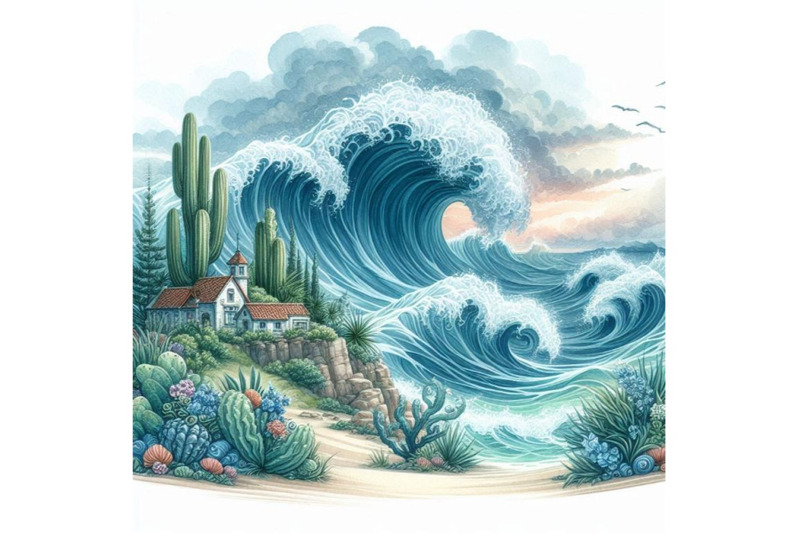 sea-wave-watercolor-illustration