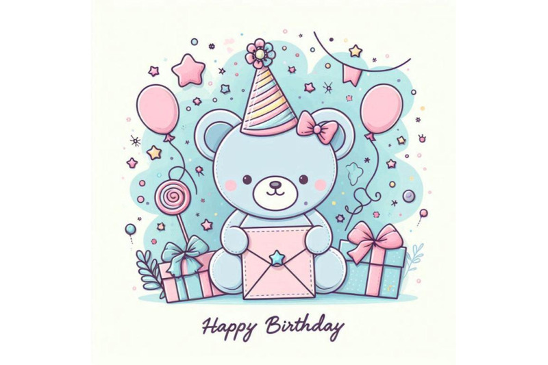 cute-toy-teddy-bear-and-birthday-card-bac