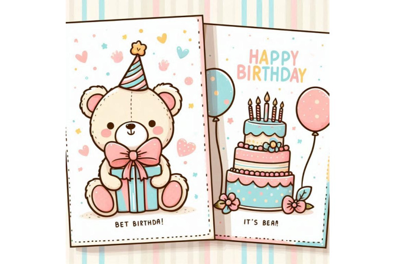 cute-toy-teddy-bear-and-birthday-card-bac