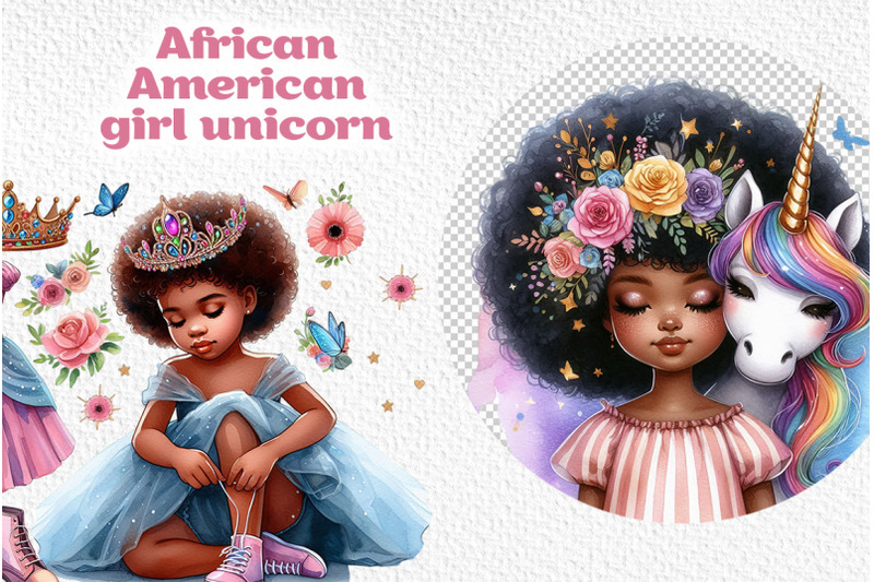 girl-black-baby-with-unicorn