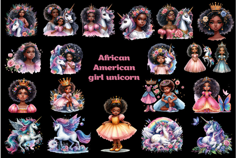 girl-black-baby-with-unicorn