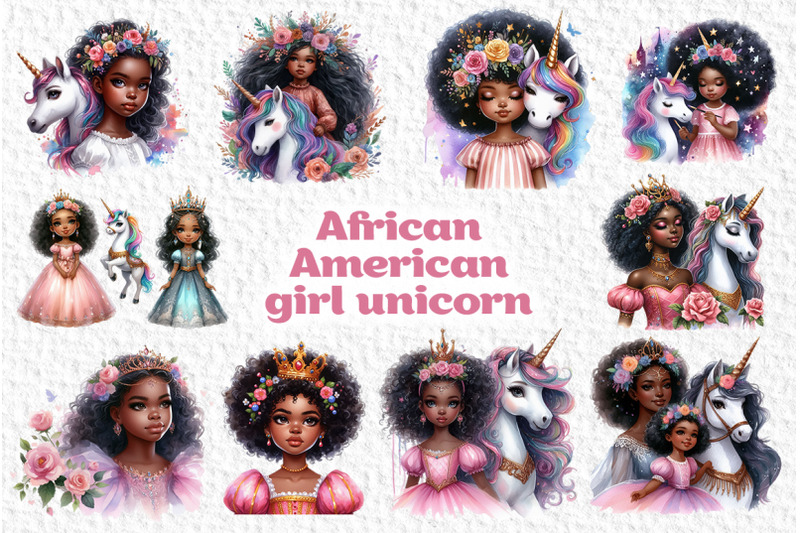 girl-black-baby-with-unicorn