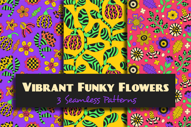 vibrant-funky-flowers-seamless-patterns-amp-digital-papers