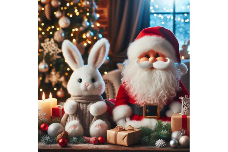 new-year-santa-claus-bunny-and-christmas-tree