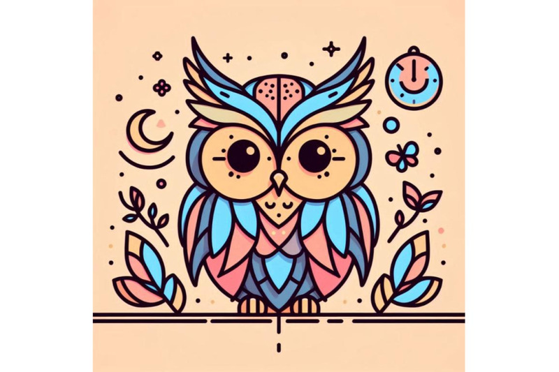 owl-cute-owl-school-illustration-ca