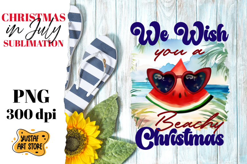 christmas-in-july-sublimation-watermelon-sublimation