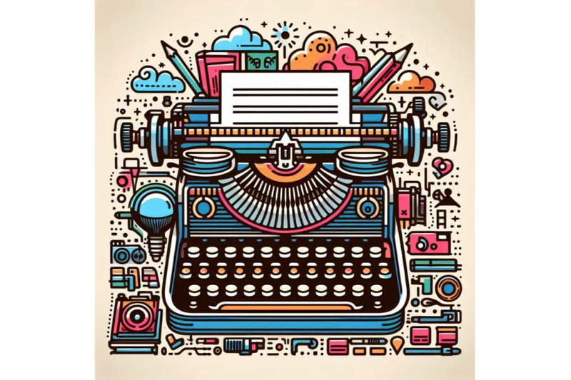 typewriter-typewriter-illustration-c