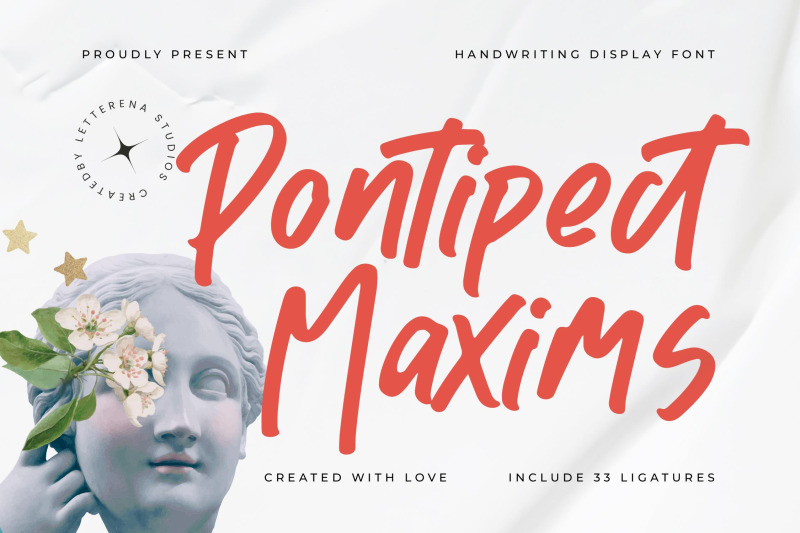 pontipect-maxims-handwriting-display-font