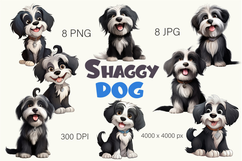 cartoon-shaggy-dog-tshirt-sticker