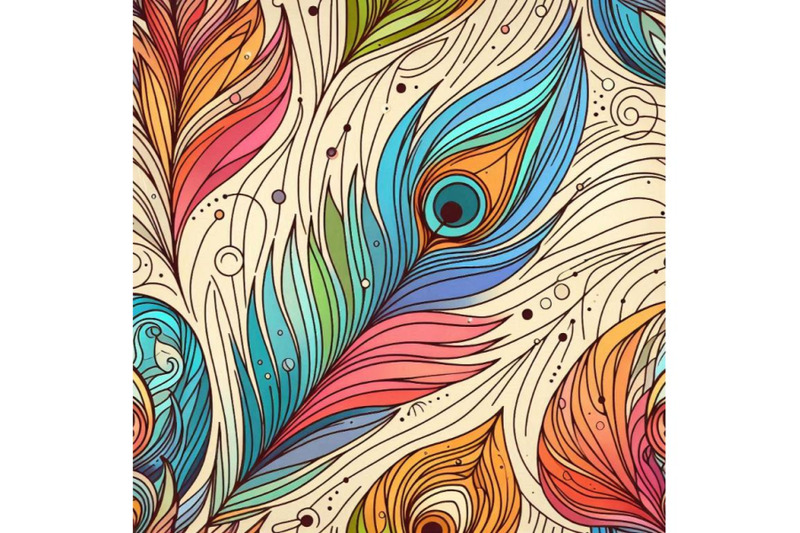 peacock-feather-seamless-pattern