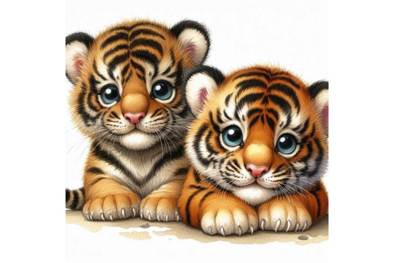 cute-tigers-cub-watercolor-illustration-wild-baby-animals-ser