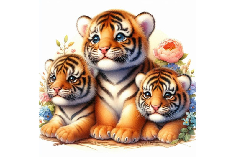 cute-tigers-cub-watercolor-illustration-wild-baby-animals-ser