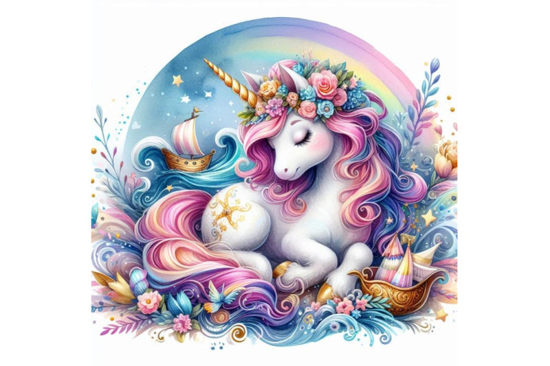 watercolor-unicorn-illustration