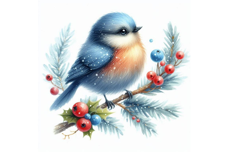 cute-winter-bird-christmas-card-new-year-watercolor-llustr