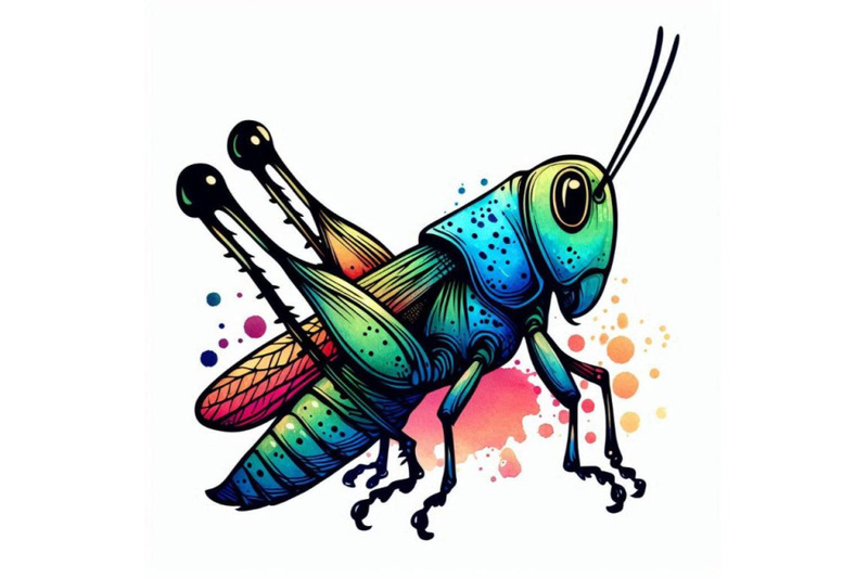 cartoon-insect-grasshopper-waterc