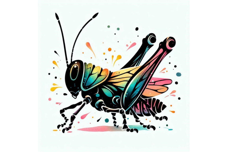 cartoon-insect-grasshopper-waterc