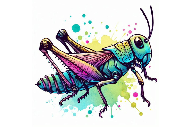 cartoon-insect-grasshopper-waterc