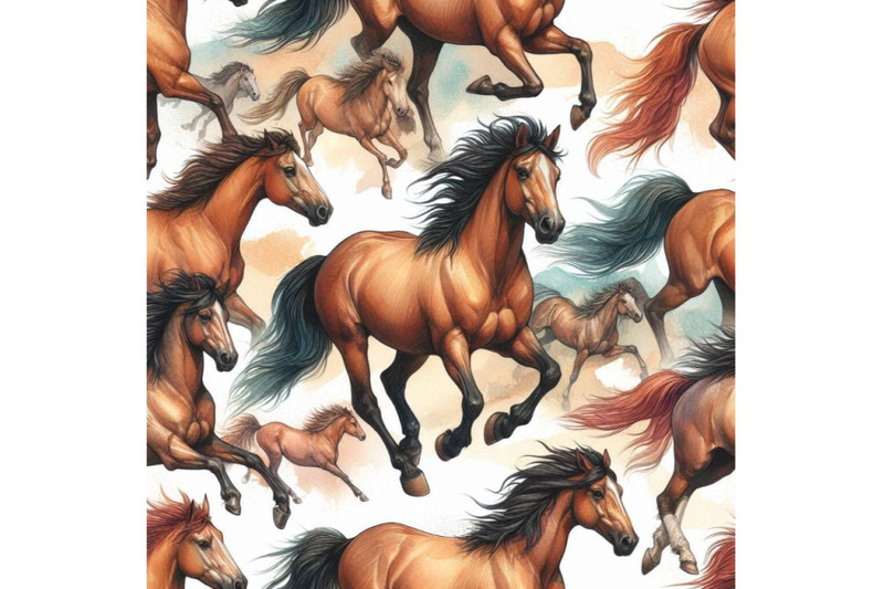 seamless-pattern-with-horses-wild-mustang-running-illustrat